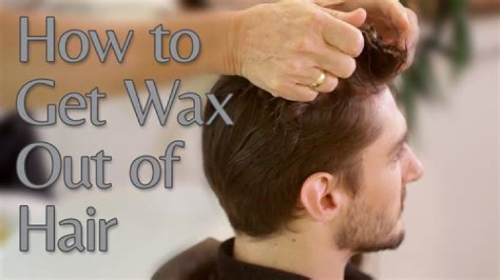 How do you get hair wax out of your hair?