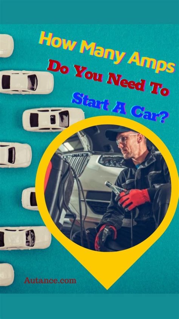 Quick Answer: How Many Amps Do You Need To Start A Car