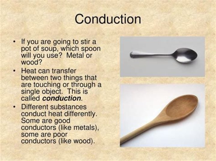 Why would you use a wooden spoon when stirring a pot of hot soup on the stove?